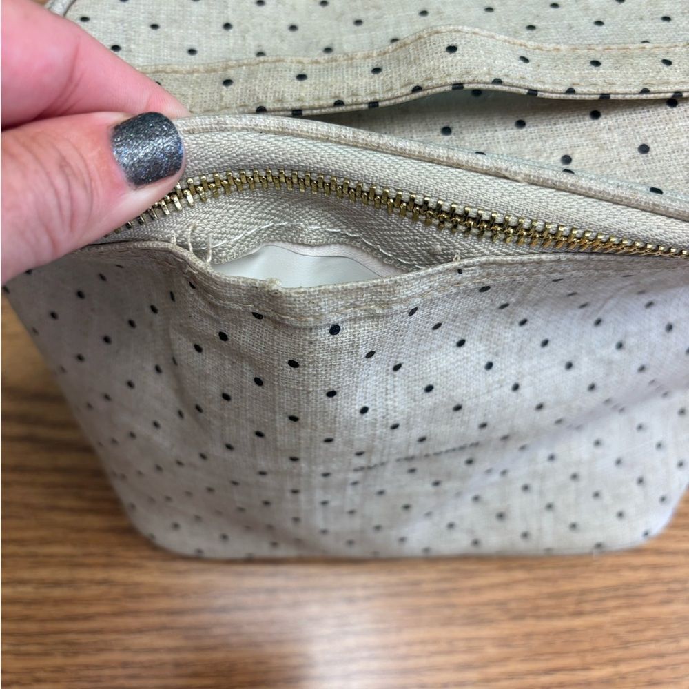 Polka Dot Lunch Bag with Gold Zipper by Kate Spade - Picture 7 of 7